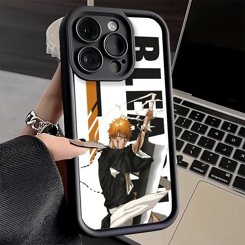 

Чехол для телефона iPhone 17 Air 16E 15 16 Pro Max Аниме Bleach Дизайн Обложка 14 Plus 13 12 Mini Мягкий Силиконовый Fundas iPhone 14