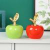 Creative Apple Decorative Items Gilded Ceramic Fruit Craft Living Room Office Desk Apple Sculpture Decorative Items Home Decor