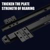 High Capacity Under Desk Keyboards Tray with Quiet Slide Rail Simple Installation Keyboards Mounting for Any Work Space