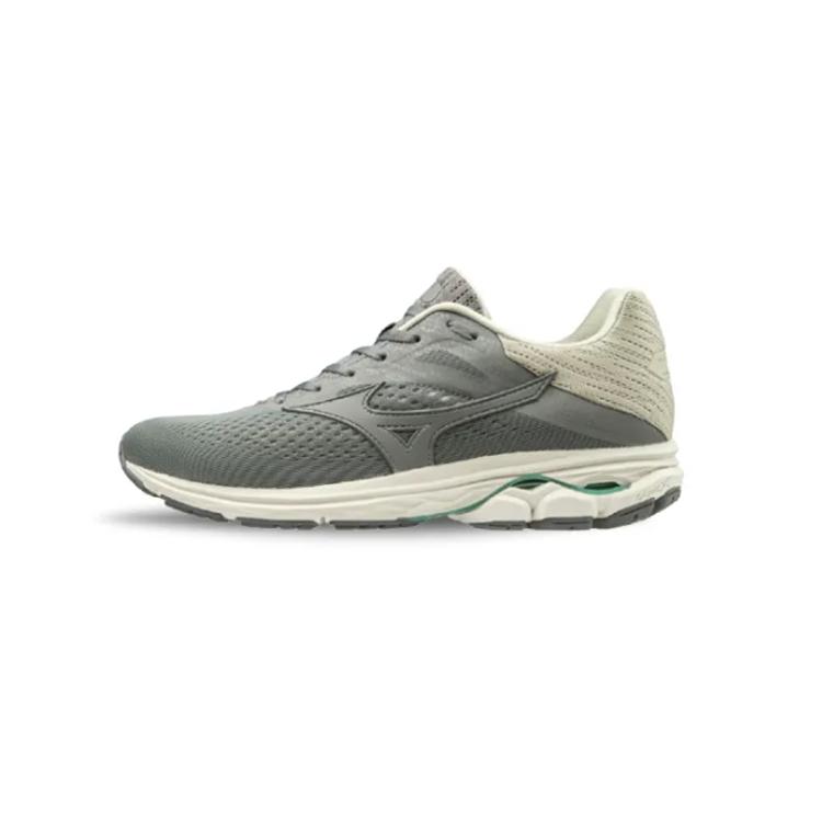 Mizuno Rider 23 Comfortable Durable Mesh Slip-Resistant Low-Top Marathon Running Shoes Unisex Sneakers Gray J1GC190315