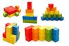 Sasuga Wooden Cube Building Blocks, 100 Pieces, Educational Toy for Toddlers and Adults (Colorful)