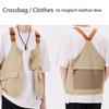 Dual-use Outdoor Jacket Vest Shoulder Bag Breathable Adjustable Strap Vest  Travel Fishing