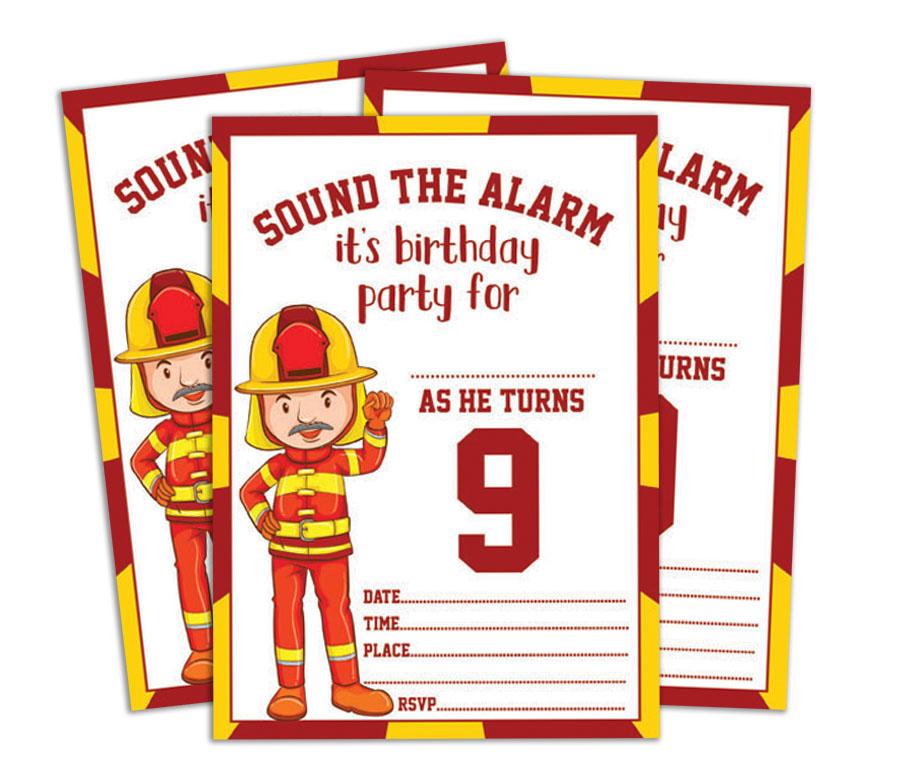 Darling Souvenir White Birthday Invitation Card 28 Pcs Fill or Write In Blank Invites Printable Party Supplies 5 x 7 Inches