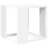 VidaXL Coffee Table White 32x32x30 Cm Engineered Wood, Side Table, Living Room Table, End Table, Sofa End Table, 848143