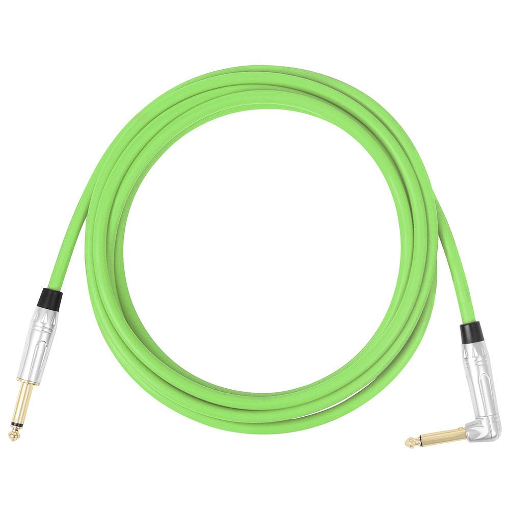 

3M Electric Guitar Audio Cable 6.35mm Straight To Right Angle Amplifier Cable