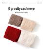 Simple! Unisex Cable Knit Cashmere Scarf: Winter Thick & Versatile Neck Warmer