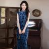 Black sleeveless national style new Chinese long cheongsam improved young 1011 new women's high-end sense retro summer