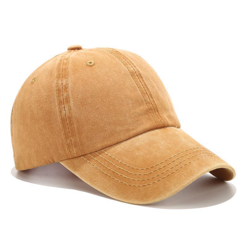Unisex Washed Cotton Duckbill Hat: Sun Protection & Custom Logo for Team Building & Tourism.