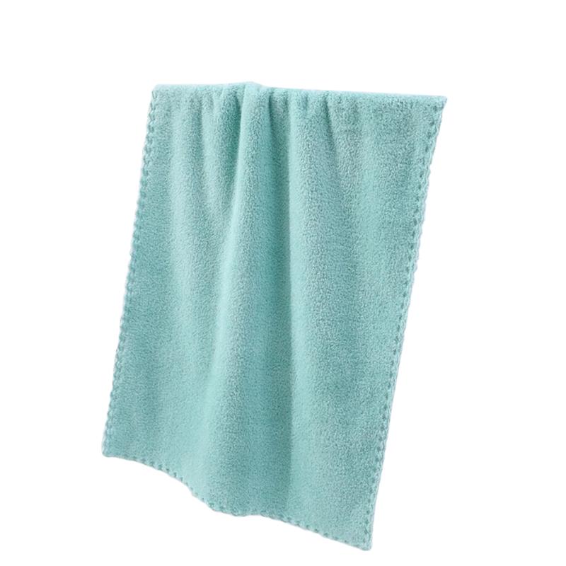60x30cm Household Coral Velvet Towel Bathroom Accessories Solid Color Quick Dry Hair Towel for Home Bathroom Hotel Supplies