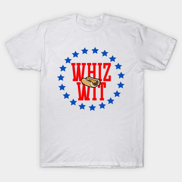 

Men Black Print T-shirt Whiz Wit Logo Tee No-Cut Transfer Paper Print Cotton Tshirt S