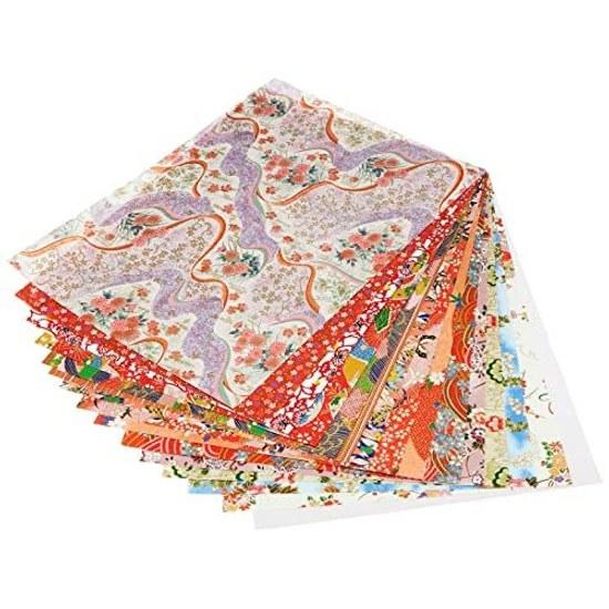 Washi Kawa Sumi Chiyogami Yuzen B4 Size 15 Patterns15 Sheets Set D