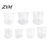 Breathable Plant Pots for Rootlets Clear Plastic Orchid Pot with Saucer, Repotting Supplies Drainage Holes, Ventilated Flower Rose, Phalaenopsis,