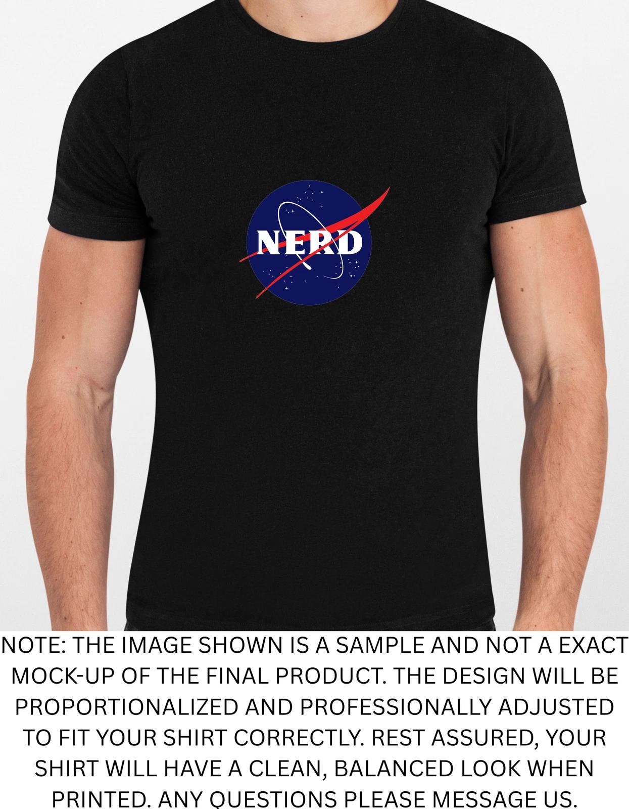 Men s and Women s T-shirts Nerd Spoof Graphic XS
