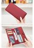 Women's RFID Anti-theft Ultra-thin Wallet with Zipper Closure