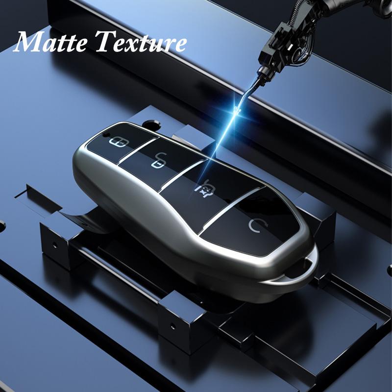 Autoschlüsselhülle Vollabdeckung Schale Halter Schutz für BYD Tang EV600 Han EV Yuan ATTO 3 Song PLUS Pro MAX DMI Qin Autozubehör