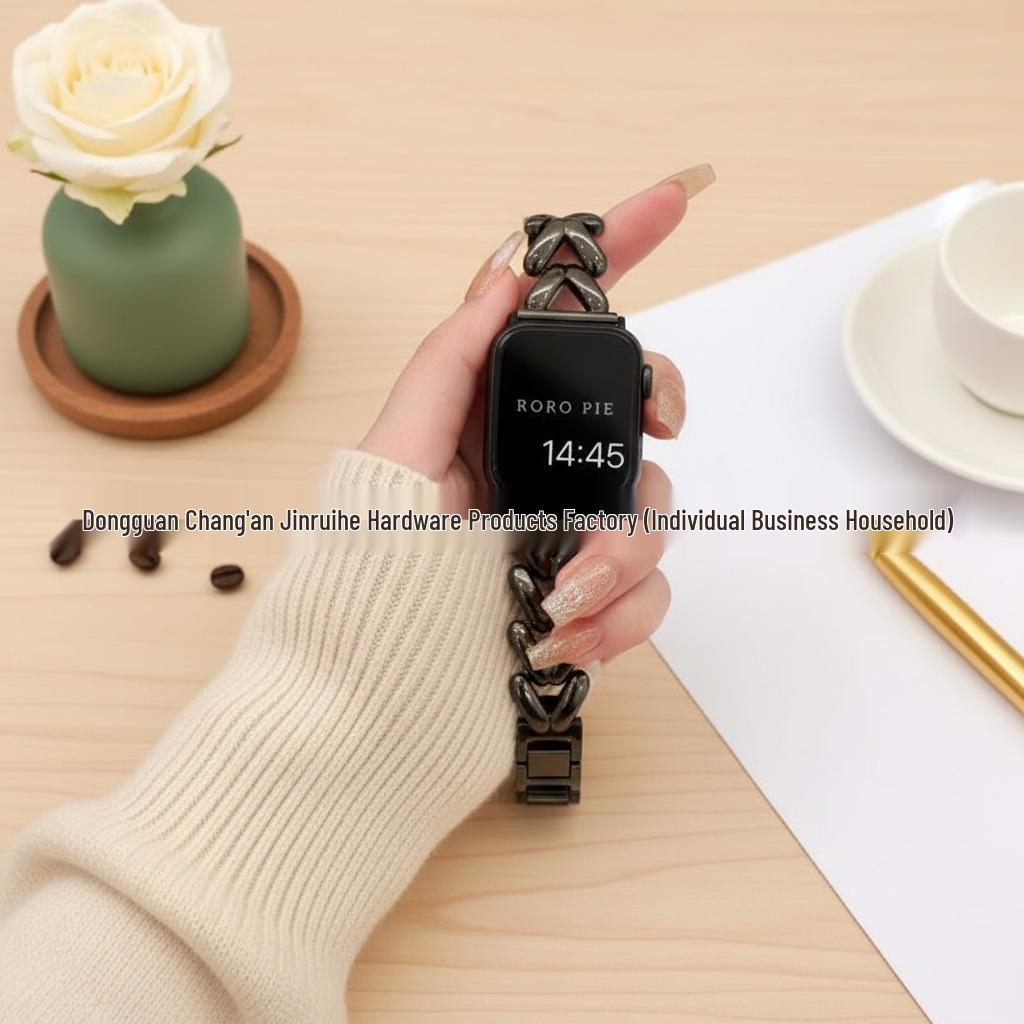 V-förmiges Herz Apple Watch Armband - Kompatibel mit iWatch, Huawei, Samsung Modebändern