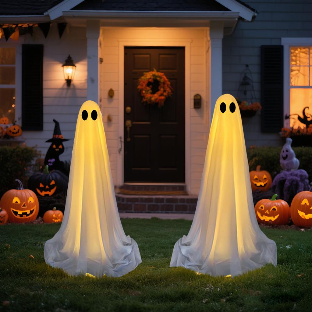 Halloweenské dekorace  Svítící halloweenské dekorace Vnitřní Roztomilé stolní dekorace Na párty Domov Kuchyně A Krb
