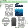 Sea Carbon Steel Cutting Dies Stencils for DIY Scrapbooking Photo Album Decorative Embossing Paper Card Wave 160x110x0.8mm