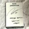[USED] SHINee Jonghyun JONGHYUN BASE CD Trading Card KPOP