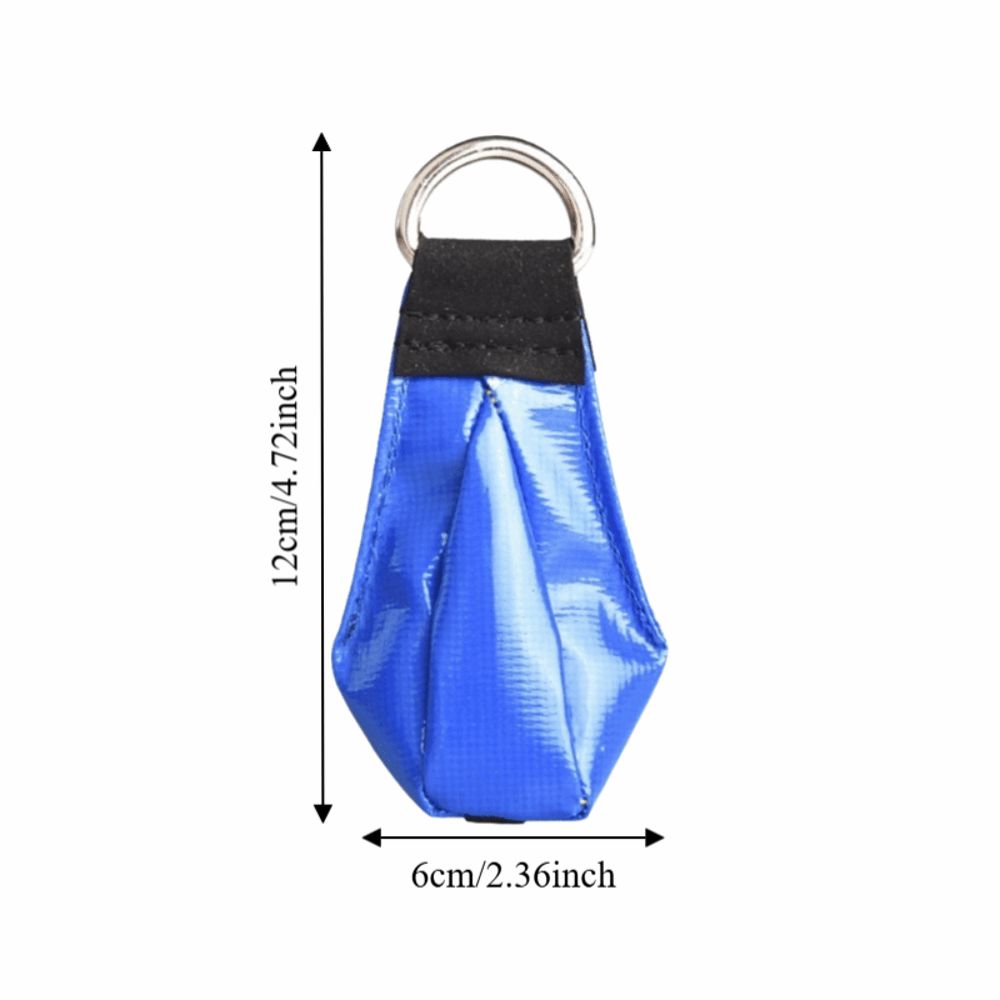 Bolsa de peso para lanzar de acero inoxidable Bolsa reutilizable para cuerda de escalada Bolsa duradera para cuerda de espeleología Exterior