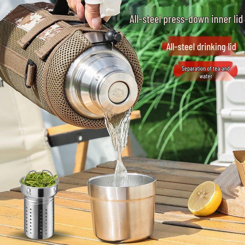 Qi Hu 316 Stainless Steel Insulated Water Bottle, Large Capacity for Home, Outdoor, or Dorm Use.