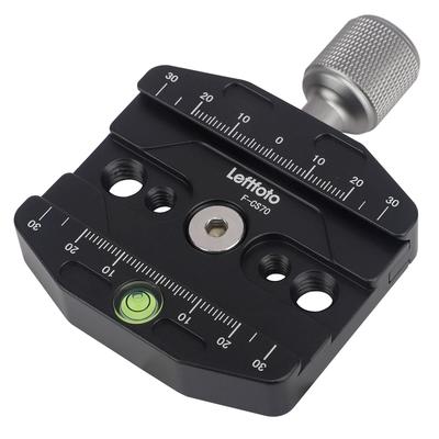 Leftfoto 70mm Schnellspannklemme für Arca Universal Schnellwechselaufnahme für Stativkugel Einbeinstativ und Stativ Schnellspanner Swiss-Style Platten, Köpfe,