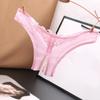 Sexy Pearl G String Žena Otevřený rozkrok Tanga Dámské spodní prádlo Spodní prádlo Kalhotky s nízkým pasem K21