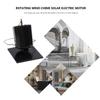 Motor Wind Spinner Rotating Bell Hanging Durable Material Windchime Solar Powered Functional Design