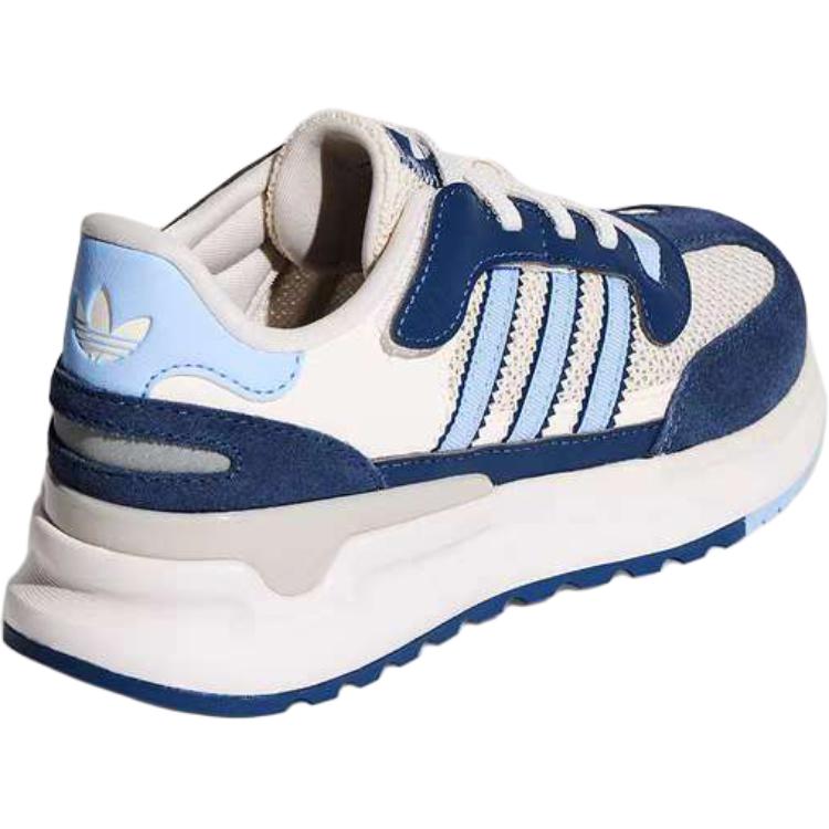 Adidas Originals Comfortable Versatile Low-Top Kids Casual Shoes Kids sneakers Blue White KI5535