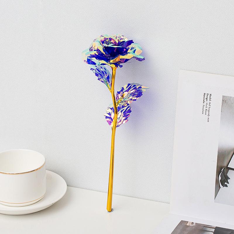 Stunning Eternal Rose Colorful Artificial Flowers Gift Home Wedding Party Decor