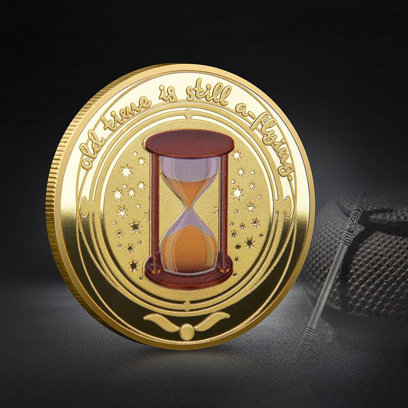 Kinderzähne Ersatz Gedenkspielzeug Zähne Fee Gedenkmünze Goldmünze Farbige Gemäldesammlung Kunsthandwerk Kindergeburtstagsgeschenk