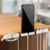 3 Pcs Practical Desktop USB Cable Fixed Organizer Clamp Buckle Line Wire Holder Cable Clip Cord Winder