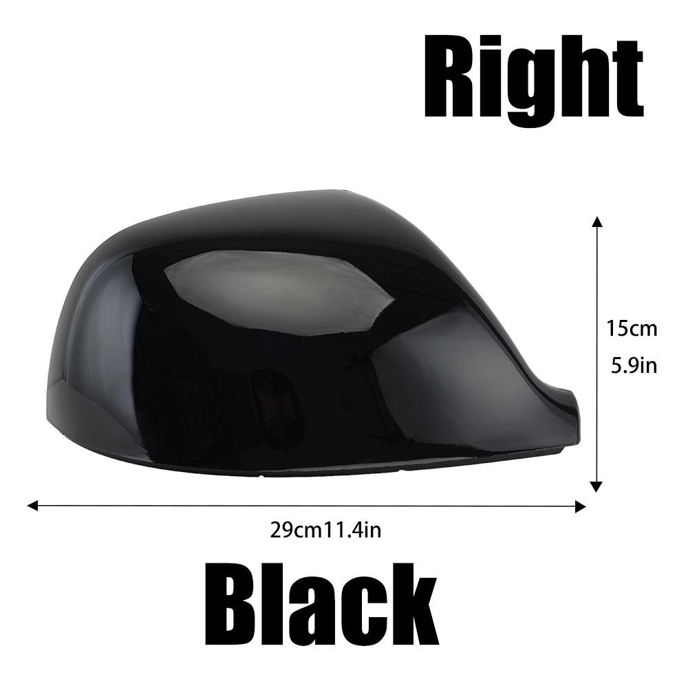 Side Rearview Mirror Cover Caps For VW T5 T6 TRANSPORTER VW Amarok 2010 2011- With Buckle Door Mirror Cover Cap Accessories