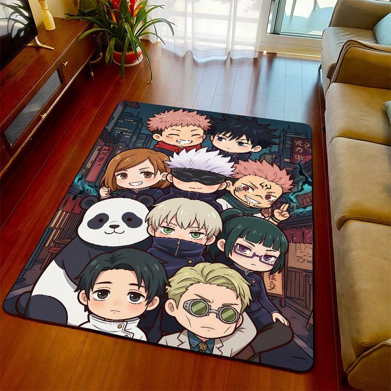 Jujutsu Kaisen Non Slip Rug Carpet Soft Floor Mat Area Rug for Bedroom Living Room Home Decor -QJY