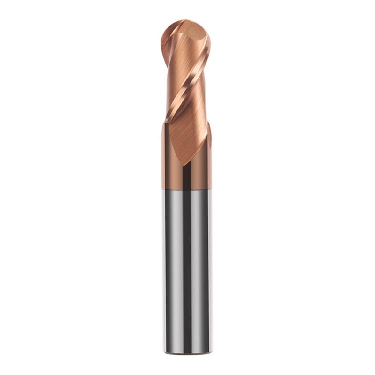 Heavy Duty Professional Ball End Mill 55HRC Hardness For Machines And Engravers Processing Steel Component In Workshops