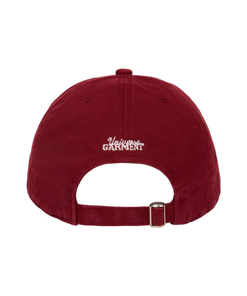 Yunibeoseugameonteu Multi Star Washed Cap_Burgundy