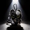 Punk Rock Black Cat Plush Toy With Guitar And Scarf For Teen Gift