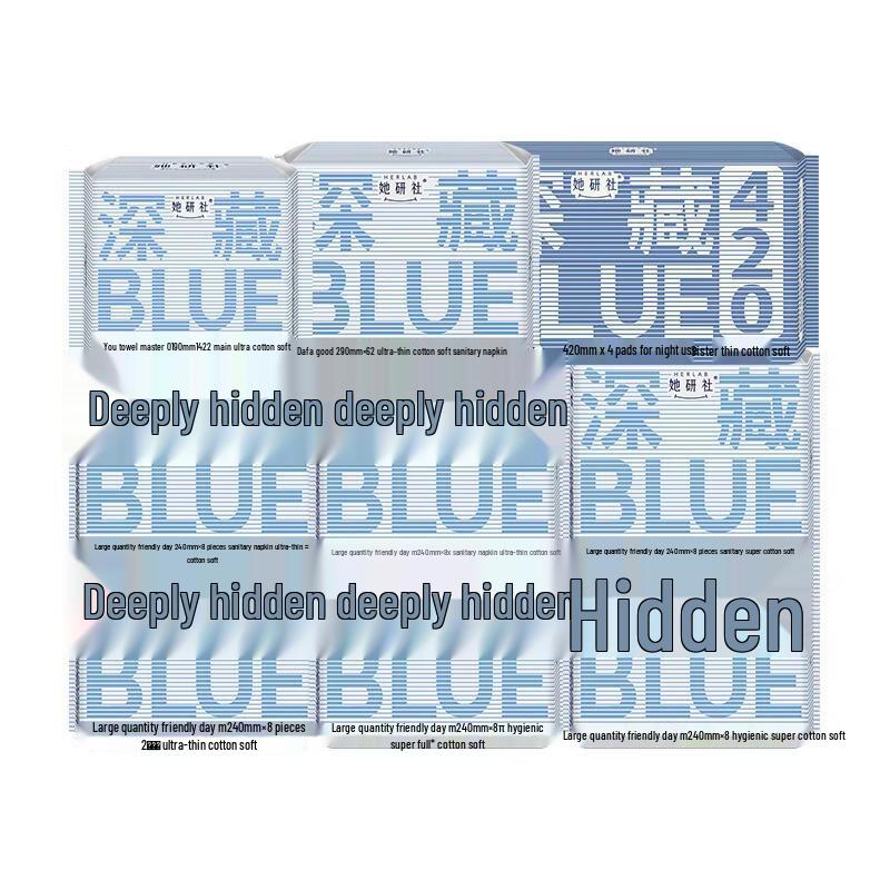 Herlab Deep Blue Sanitary Pad Combo