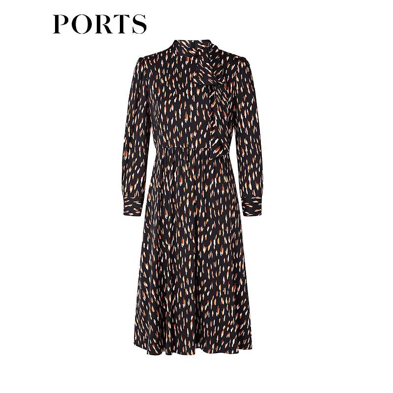 PORTS Women's Floral Knit Mid-Length Dress