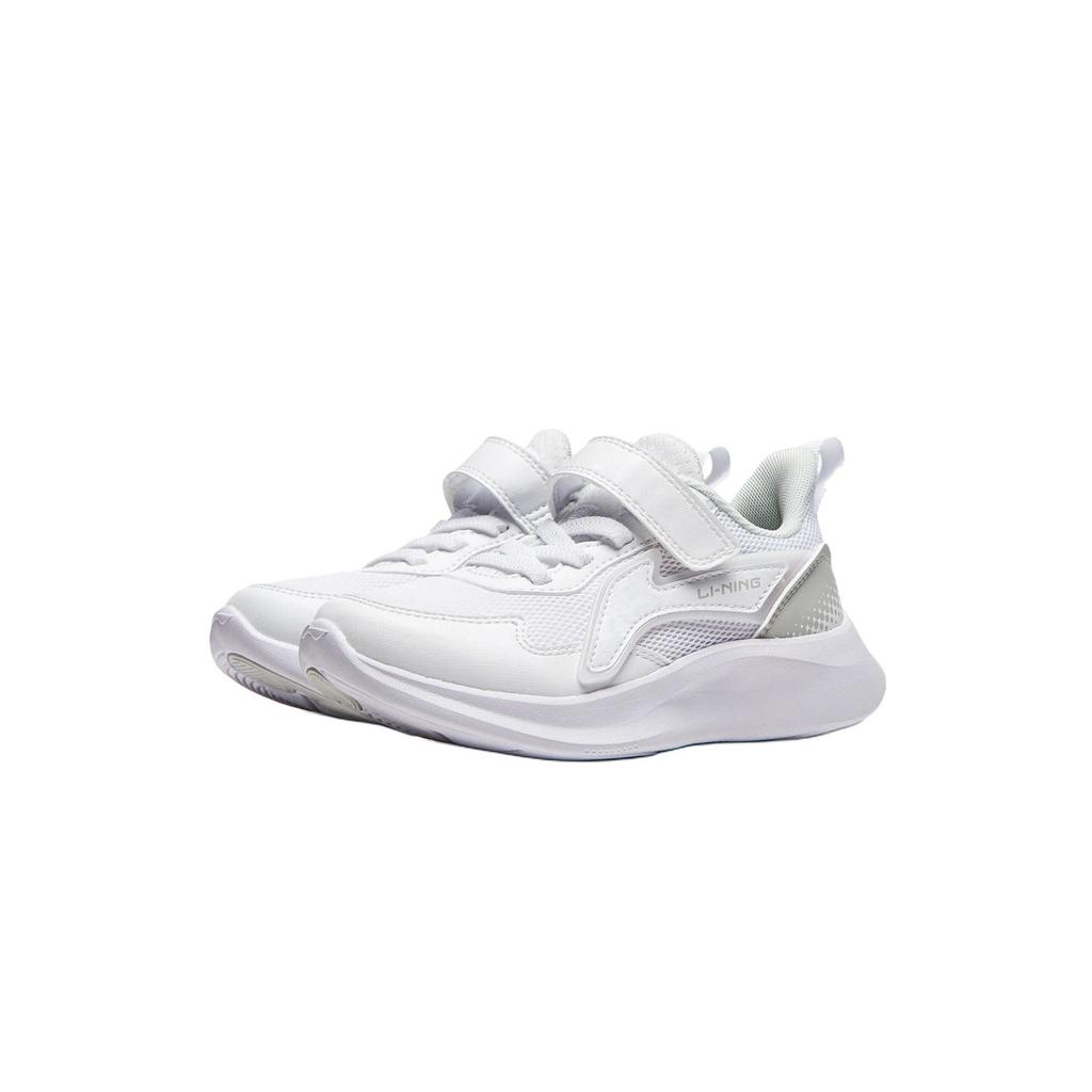 Li Ning Kids Comfortable Versatile Non-Slip Wear-Resistant Low-Top Running Shoes Kids sneaker White Purple YKNU076-3