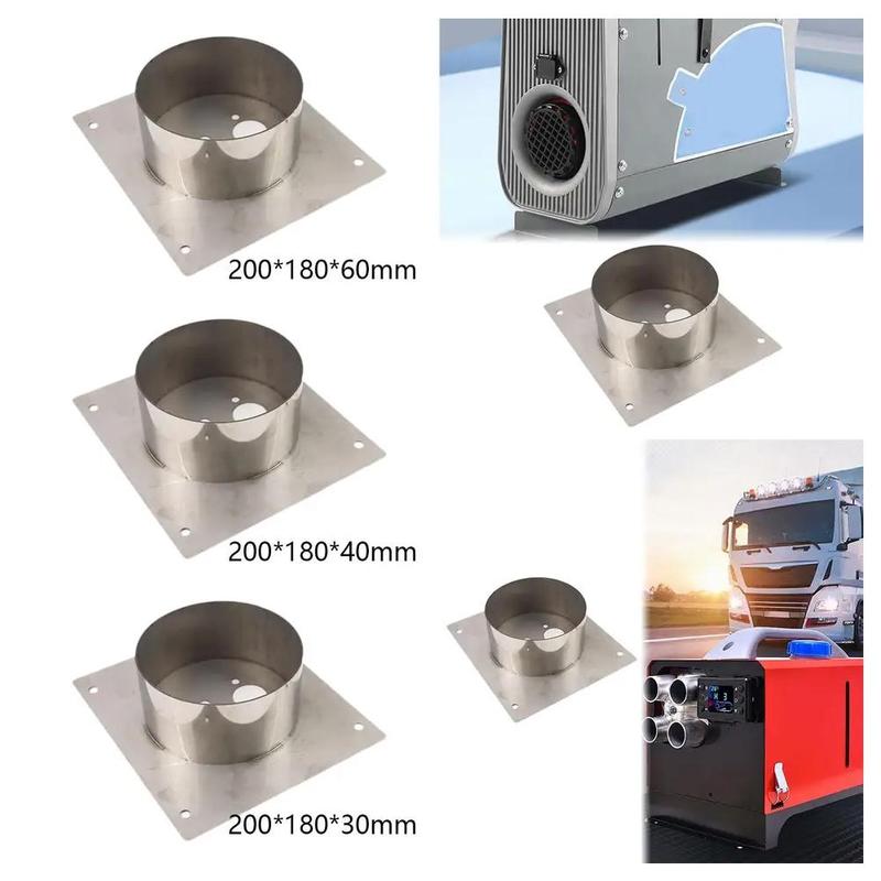 Stainless Steel Exhaust Pipe Joint Air Diesel Heater Marine RV Household Exhaust Pipe Skin Conversion Interface