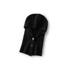 Autumn and Winter New Pure Cashmere Scarf Integrated Hat Cycling Warm Ear Protection Headgear Knitted Solid Color Hat