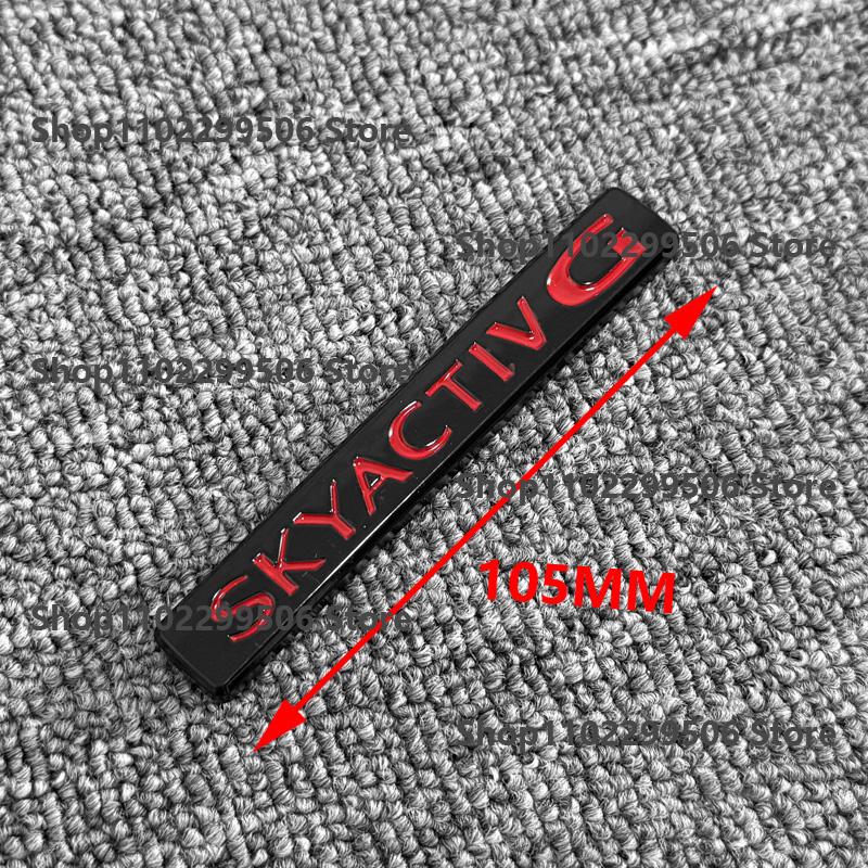 

ABS Car Front Trunk Emblem for Mazda MX5 NC ND Logo Steering Wheel Badge 3D Body Replaced Sticker Rear Tail Refitting Decoration MX5 NC