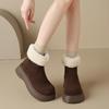 Thick-soled Short Snow Boots Cotton Boots Piled Thickened Warm Wool Cotton Shoes Martin Boots