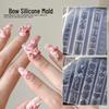 3D Bow Nail Art Silicone Mold - DIY Butterfly Crystal Gel Sculpture Template
