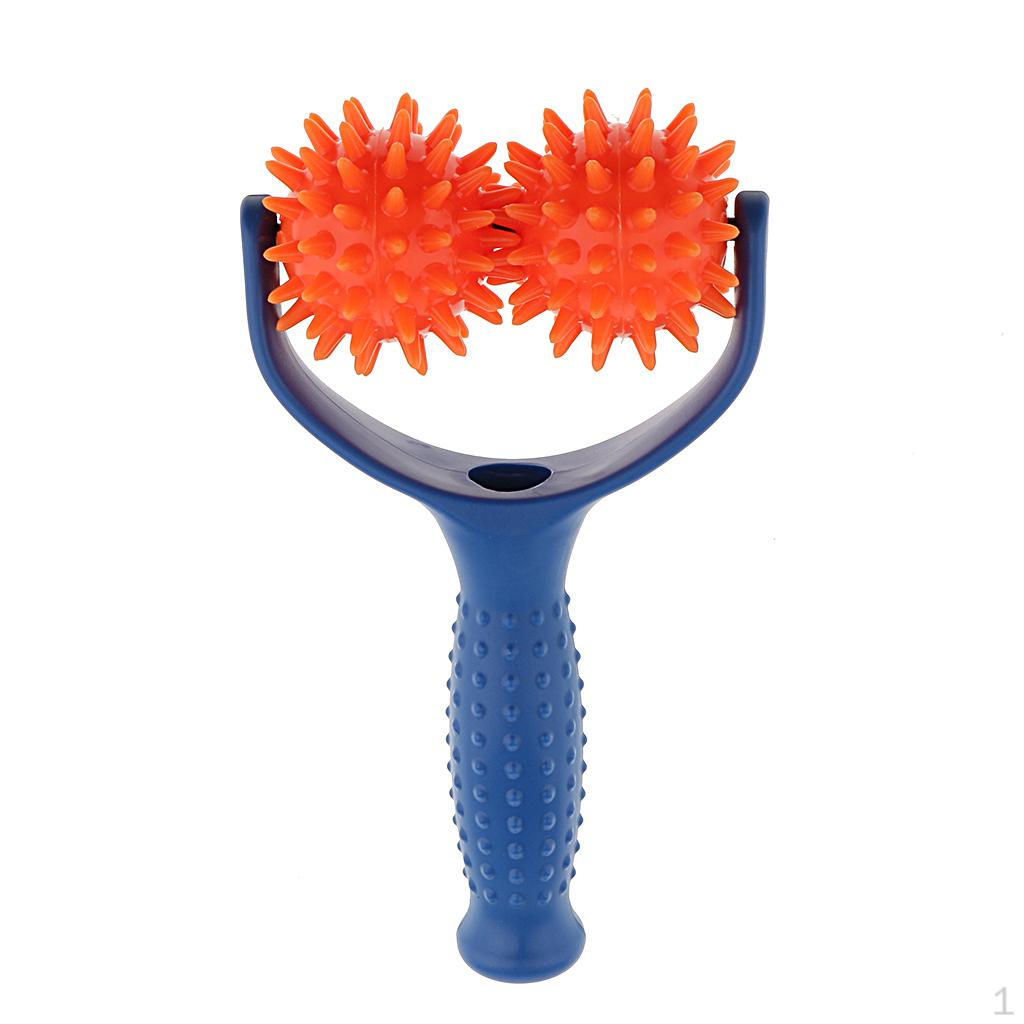 Massage Roller Back Feet Shoulders Massager for Blue + Orange
