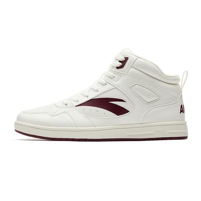 Jahr 2 Retro Rot Schlicht Vielseitig Urbanes Pendeln High Top Skateschuhe Herren Sneaker Weiß 912548011-2