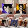 S-Samurai Champloo Pillow Case Anti-dustmite Pillowcase Invisible Zipper Silky Sofa Cushion Cover