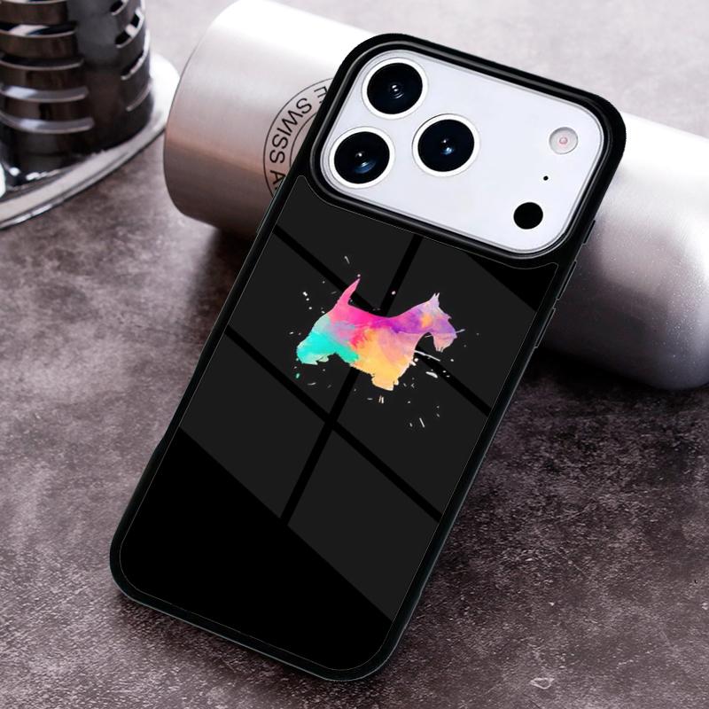Westie Scottie Scottish Terrier Phone Case For iPhone 17,16e,15,14,13,12,11,Mini,Pro,MAX soft Silicone Cover