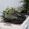 Platform Men Designer Soft Sole Sport Shoes Fashion Casual Microfiber Leather Upper Height Increased Platform White Shoes Black